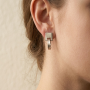 Beautiful 925 Sterling Silver Fashion Stud Earrings